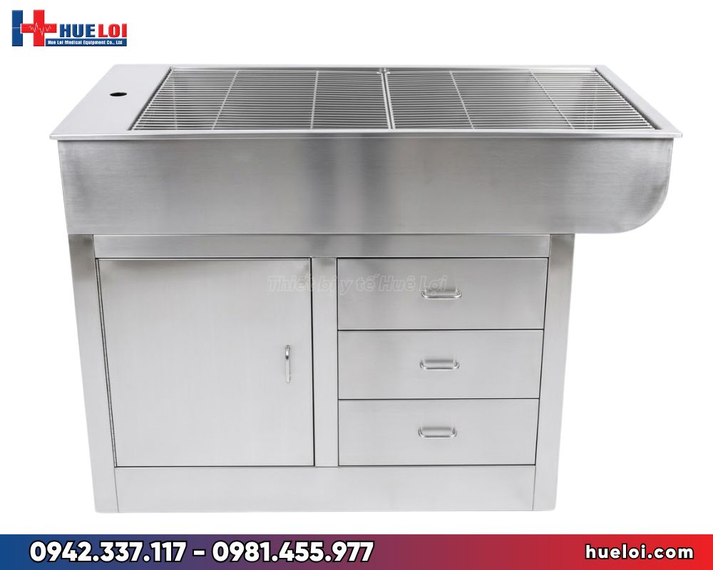 Bàn khám thú y inox 304 đa chức năng